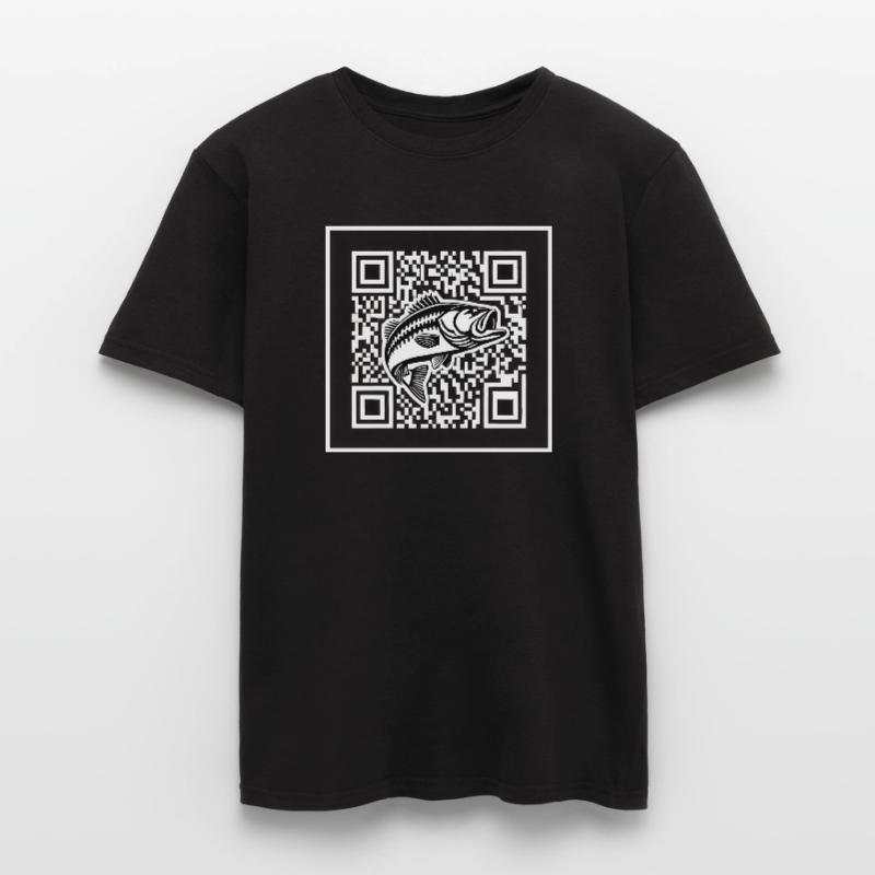 Perch QR Code Design Men's T-Shirt