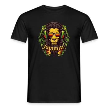 Jammin' - T-shirt homme - noir - Devant - AI Model Male 178 light (178cm)