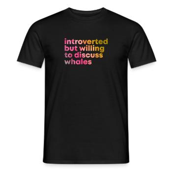 Wal Wal Wal - Männer T-Shirt - Schwarz - Vorne - AI Model Male 178 light (178cm)