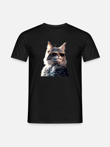 Maine Coon Cat Cat Mom Cat Maine Coon Cats - Men's T-Shirt - black