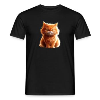 Maine Coon Chat Chat Maman Chat Maine Coon Chats - T-shirt homme - noir - Devant - AI Model Male 178 light (178cm)