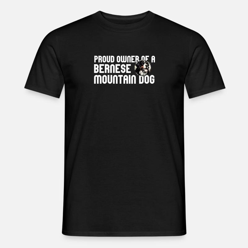 Berner Sennenhund - Männer T-Shirt - Schwarz
