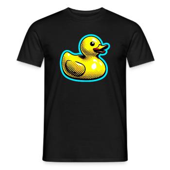 Caneton Canard Canard Canard - T-shirt homme - noir - Devant - AI Model Male 178 light (178cm)
