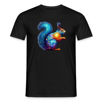 Squirrel - Men's T-Shirt - black - Front - AI Model Male 178 light (178cm)