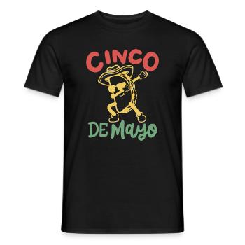 Cinco de Mayo Dabbing Taco - Männer T-Shirt - Schwarz - Vorne - AI Model Male 178 light (178cm)