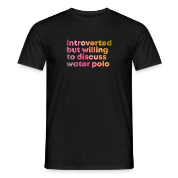 waterpolo - T-shirt homme - noir - Devant - AI Model Male 178 light (178cm)
