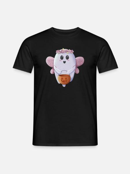 Süßer Geist bereit für Halloween - Männer T-Shirt - Schwarz