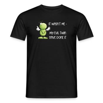 Frog Angel Innocence - Men's T-Shirt - black - Front - AI Model Male 178 light (178cm)