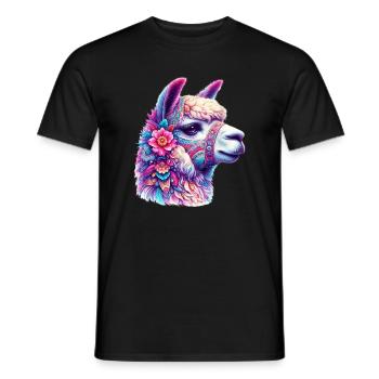 Alpaga - T-shirt homme - noir - Devant - AI Model Male 178 light (178cm)
