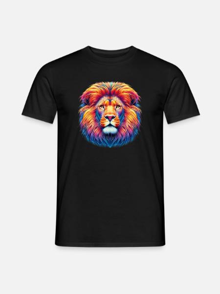 Lion - Men's T-Shirt - black
