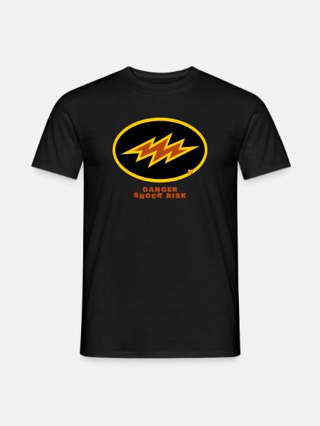 shock risk - Men's T-Shirt - black