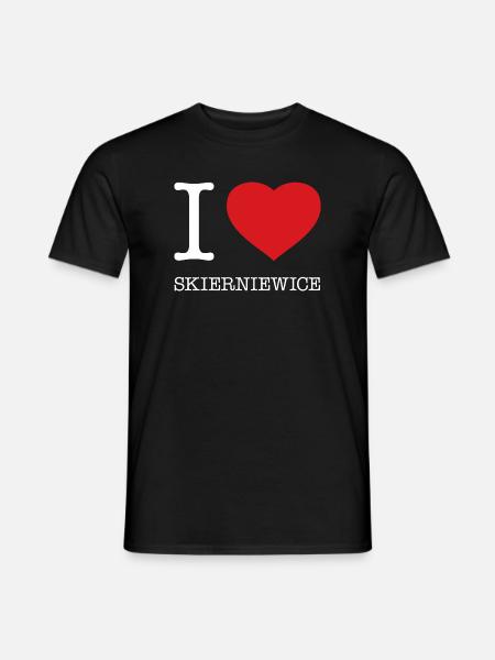 J’ADORE SKIERNIEWICE - T-shirt homme - noir