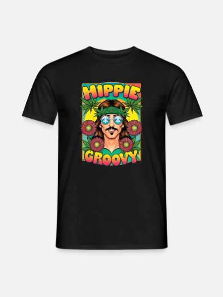Hippie Movement - Men's T-Shirt - black