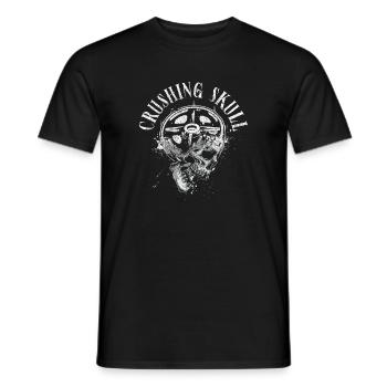 Zermalmendes Schädel-Powerlifting - Männer T-Shirt - Schwarz - Vorne - AI Model Male 178 light (178cm)