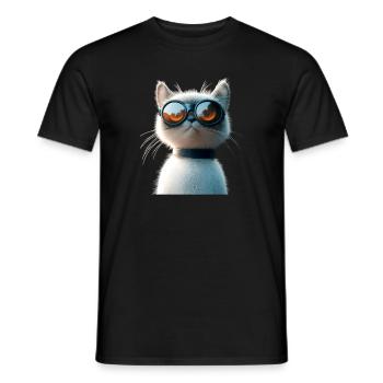 Ragdoll Katze Ragdollkatze Cat Süße Ragdoll Katzen - Männer T-Shirt - Schwarz - Vorne - AI Model Male 178 light (178cm)