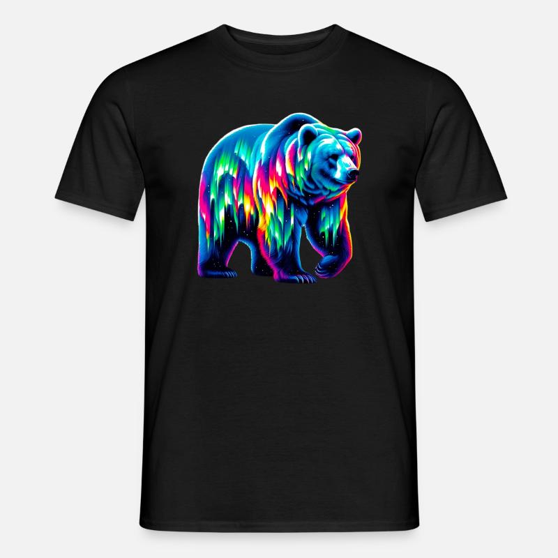 Bär - Männer T-Shirt - Schwarz