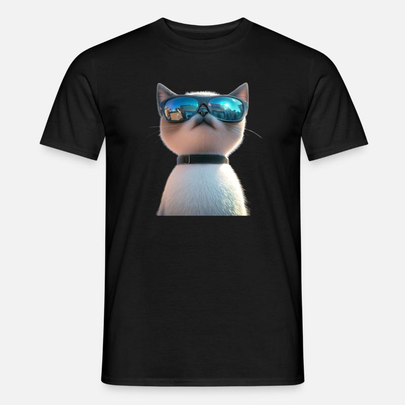 Birma Katze Heilige Birmakatze Süße Birma Katzen - Männer T-Shirt - Schwarz
