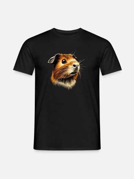 Marsvin-gnagere Capybara Søt gnager - T-skjorte herre - svart