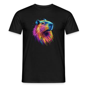 Capybara Be Capy Capybara Drôle Capybara - T-shirt homme - noir - Devant - AI Model Male 178 light (178cm)