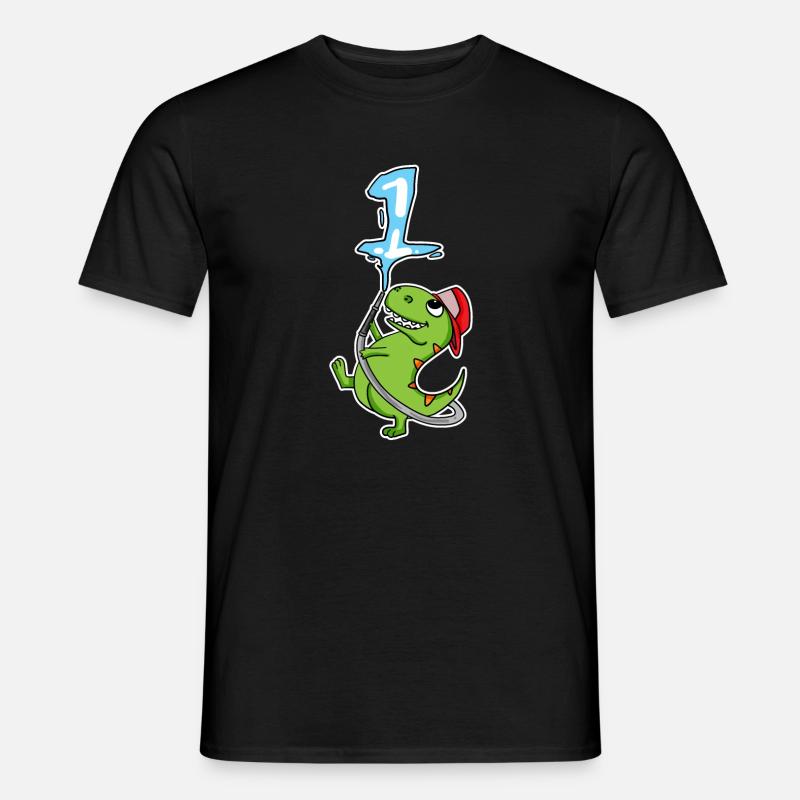 Zahl 1 - Männer T-Shirt - Schwarz
