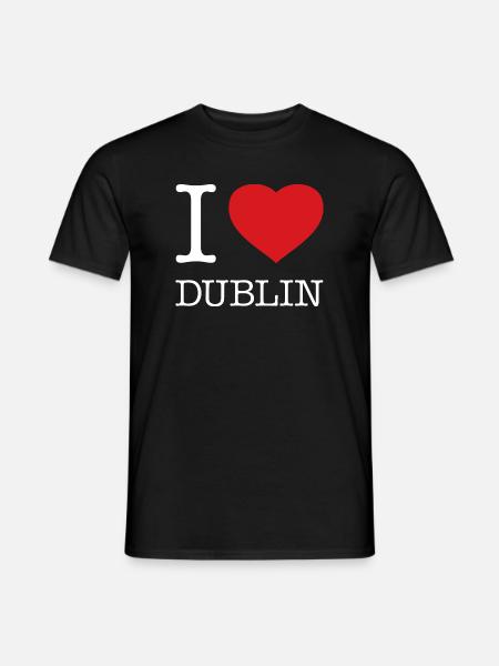 J’AIME DUBLIN Irlande Irlande - T-shirt homme - noir