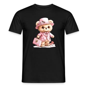 The bears are on the loose! - Men's T-Shirt - black - Front - AI Model Male 178 light (178cm)