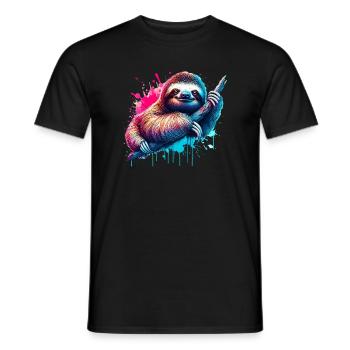 Paresse - T-shirt homme - noir - Devant - AI Model Male 178 light (178cm)
