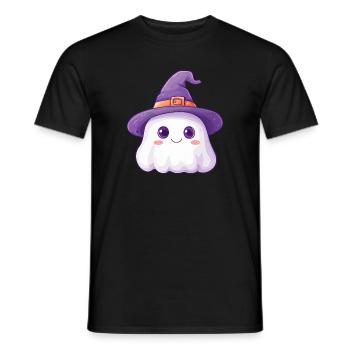 Niedlicher Geist - Männer T-Shirt - Schwarz - Vorne - AI Model Male 178 light (178cm)