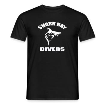 SHARK BAY DIVERS - T-shirt homme - noir - Devant - AI Model Male 178 light (178cm)