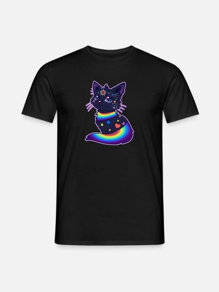 Pride Cat - Men's T-Shirt - black