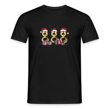 Orchestre de Noël Sousaphone Brass Band - T-shirt homme - noir - Devant - AI Model Male 178 light (178cm)