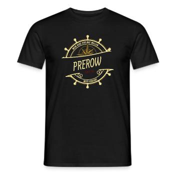 Mein Herz schlägt Wellen - Prerow - Männer T-Shirt - Schwarz - Vorne - AI Model Male 178 light (178cm)