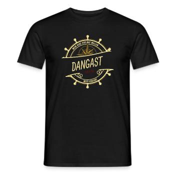 Mein Herz schlägt Wellen - Dangast - Männer T-Shirt - Schwarz - Vorne - AI Model Male 178 light (178cm)