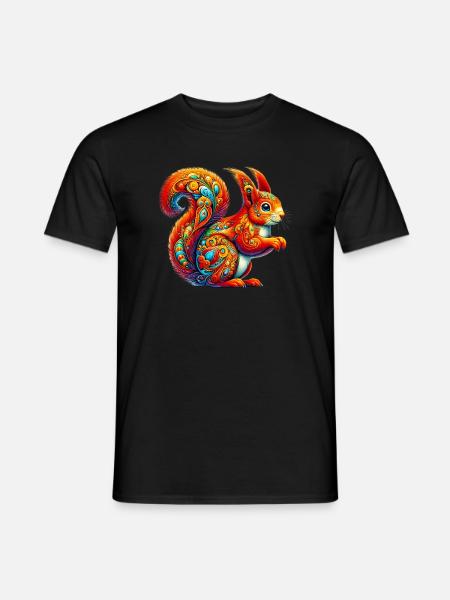 Squirrel - Men's T-Shirt - black