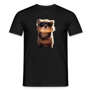 Quokka Be Quokka Heureux Australie Sourire Quokkas - T-shirt homme - noir - Devant - AI Model Male 178 light (178cm)