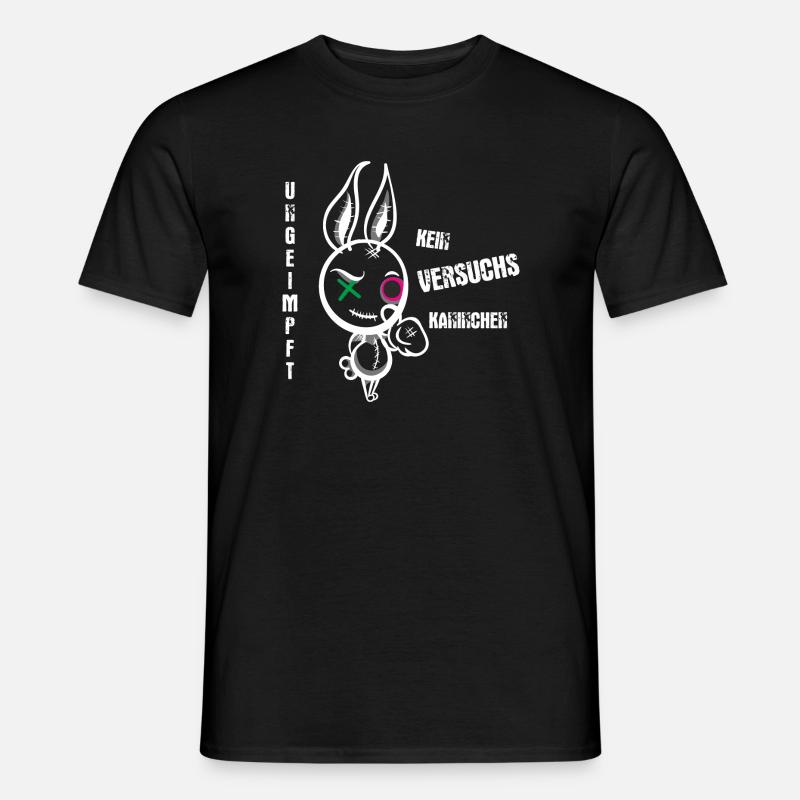 Patchbunny Kämpfer - Männer T-Shirt - Schwarz