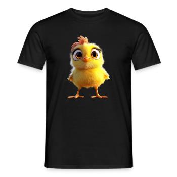 Chicken Chicken Hen Farm Farmer Cute Chickens - Men's T-Shirt - black - Front - AI Model Male 178 light (178cm)