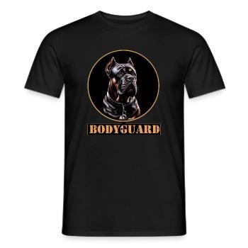 Bodyguard Cane Corso Portrait - Männer T-Shirt - Schwarz - Vorne - AI Model Male 178 light (178cm)