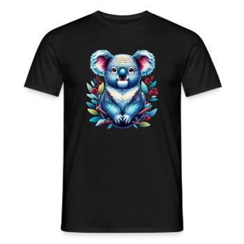 Koala - T-shirt homme - noir - Devant - AI Model Male 178 light (178cm)