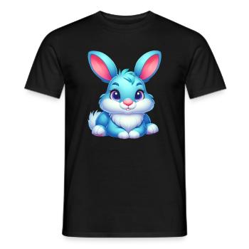 Rabbit - Men's T-Shirt - black - Front - AI Model Male 178 light (178cm)
