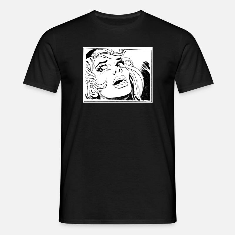 34 Mädchen - Männer T-Shirt - Schwarz