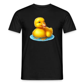 Caneton Canard Canard Canard - T-shirt homme - noir - Devant - AI Model Male 178 light (178cm)