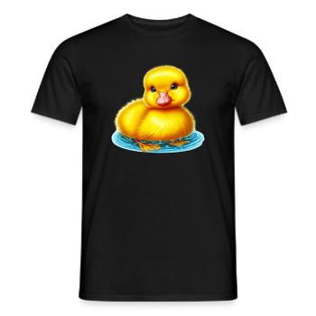 Caneton Canard Canard Canard - T-shirt homme - noir - Devant - AI Model Male 178 light (178cm)