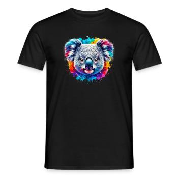 Koala - T-shirt homme - noir - Devant - AI Model Male 178 light (178cm)