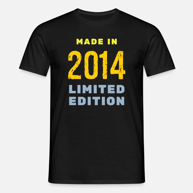 2014 - Männer T-Shirt - Schwarz