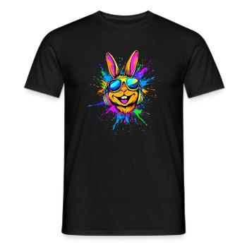Hase Kaninchen Liebhaber Feldhase Bunny Süße Hasen - Männer T-Shirt - Schwarz - Vorne - AI Model Male 178 light (178cm)