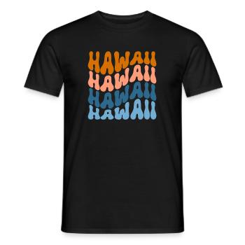 Hawaii - Männer T-Shirt - Schwarz - Vorne - AI Model Male 178 light (178cm)