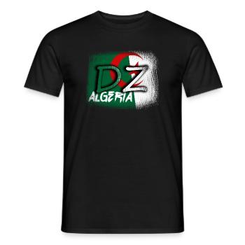 DZ Algerien Algerien Große Algerier - Männer T-Shirt - Schwarz - Vorne - AI Model Male 178 light (178cm)