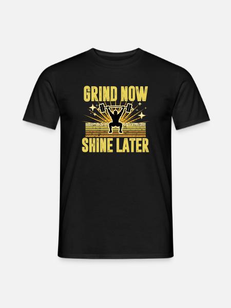 Motivation Fitness Barre-Squat Design - Men's T-Shirt - black