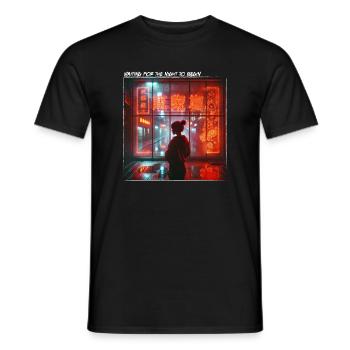 Japon Humeur Anime - T-shirt homme - noir - Devant - AI Model Male 178 light (178cm)